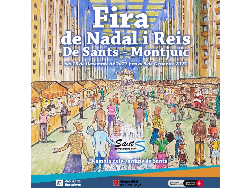 Feria de Navidad y Reyes de Sants - Montjuc 2022