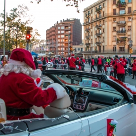 23na Cabalgata de Navidad de Barcelona de Papa Noel