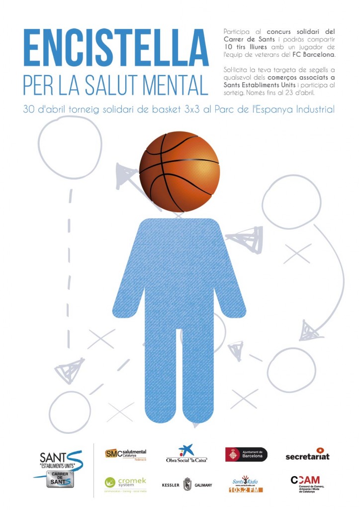 El V Torneo de Baloncesto Inclusivo 3x3 de Salut Mental de Cataluña reunirá cerca de 100 jugadores