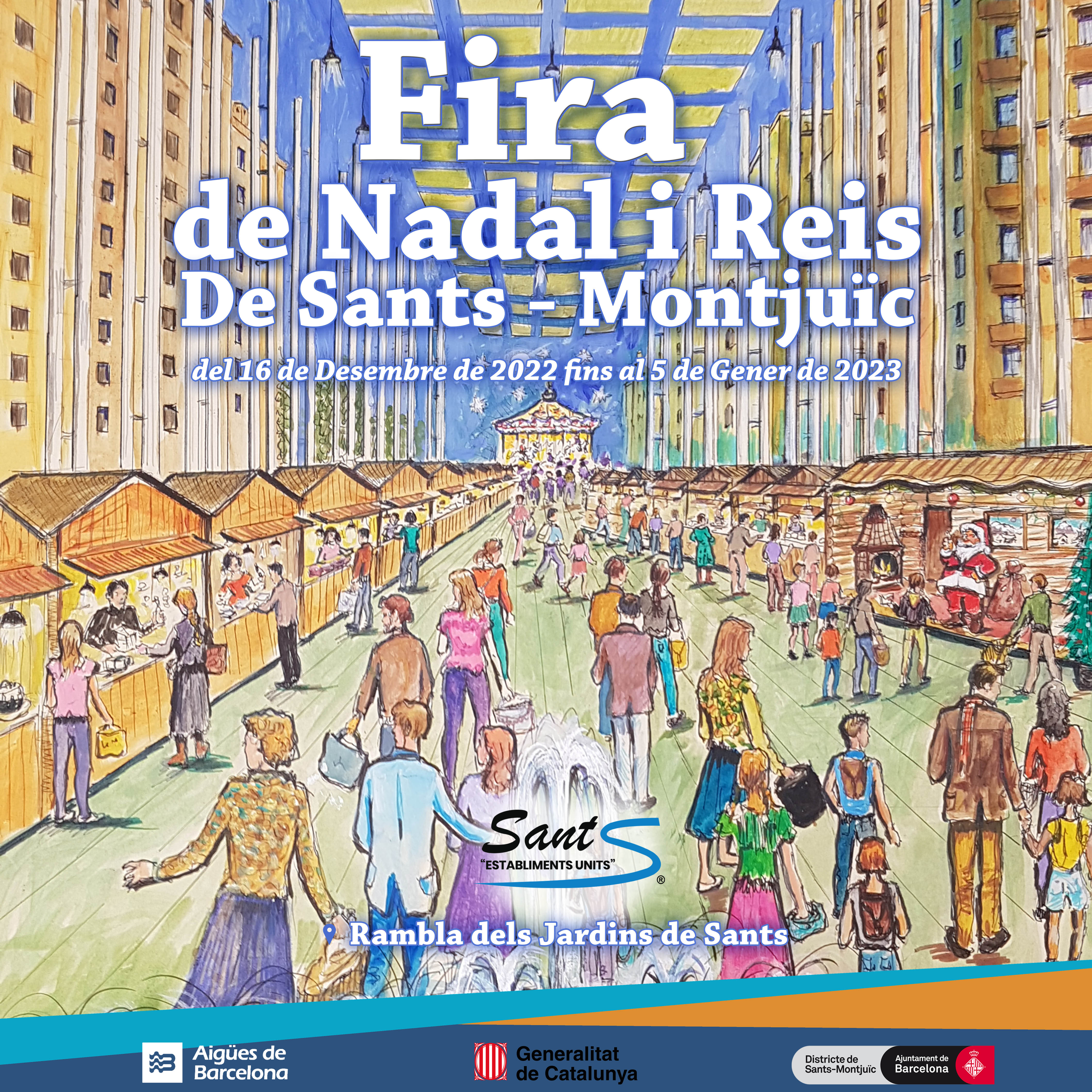 Feria de Navidad y Reyes de Sants - Montjuïc 2022