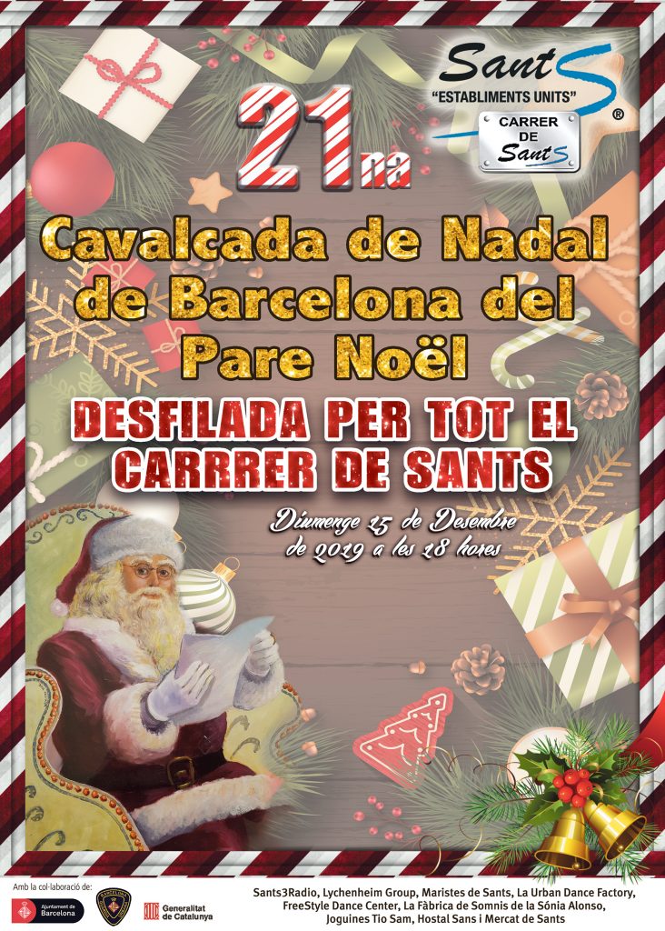 21na cavalcada de Barcelona del Pare Noël