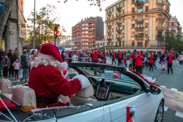 23na Cabalgata de Navidad de Barcelona de Papa Noel