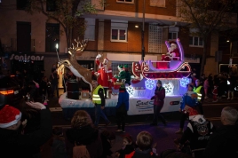 24a Cabalgata de Navidad de Barcelona de Papa Noel