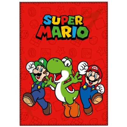 Manta plaid polar Super Mario Nintendo
